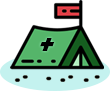 medical camp icon