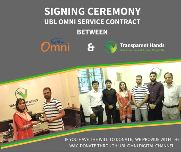UBL OMNI is a Proud Partner of Transparent Hands