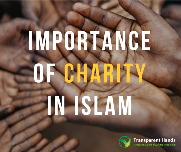 Helping through charity in islam