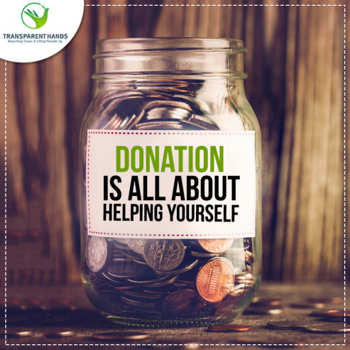 Donation Is All About Helping Yourself 