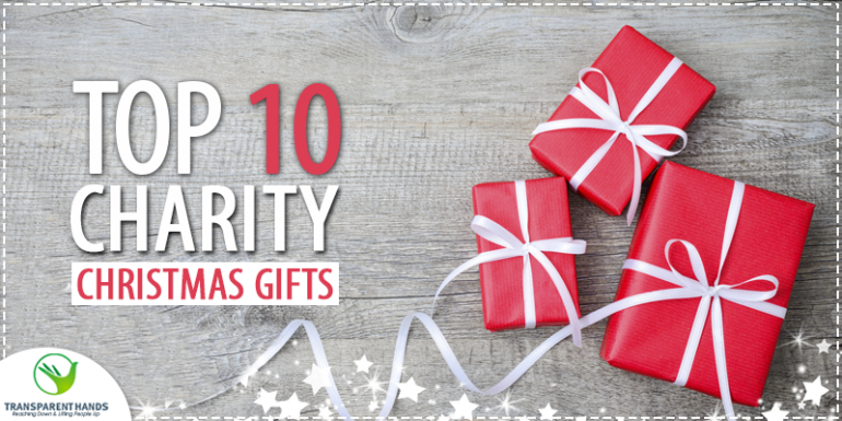 Top 10 Charity Christmas Gifts  Transparent Hands