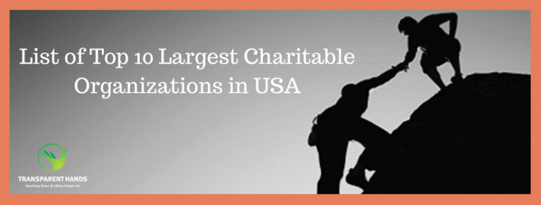 Largest Charitable Organizations in USA