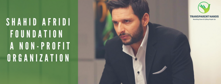Shahid Afridi Foundation - A Non-profit organization