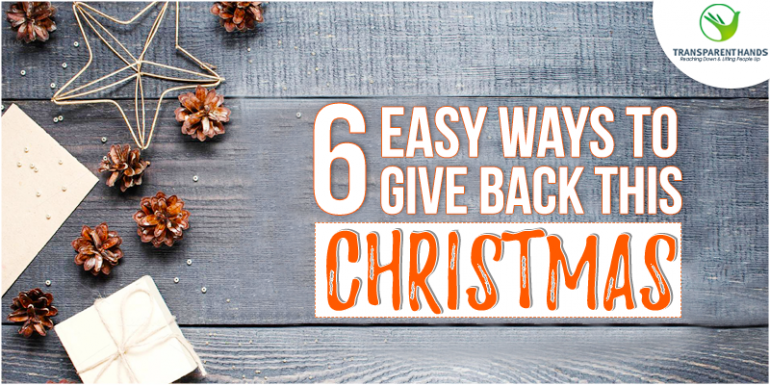 Six Easy Ways to Give Back This Christmas