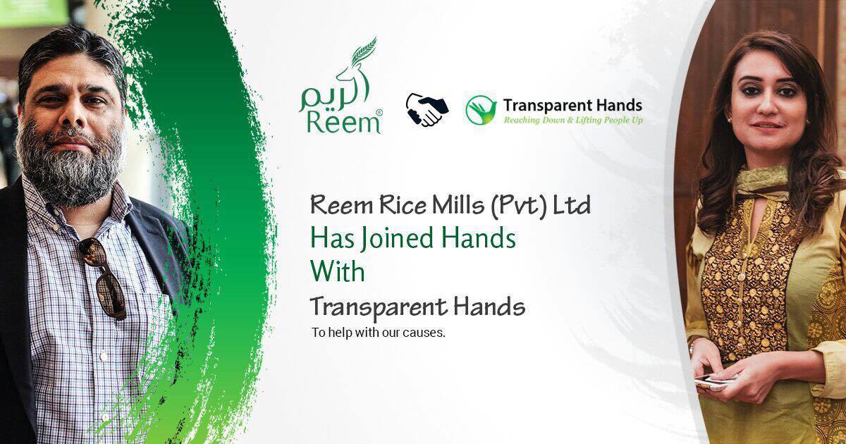 Transparent Hands To Collaborate With Reem Rice Pvt Ltd.