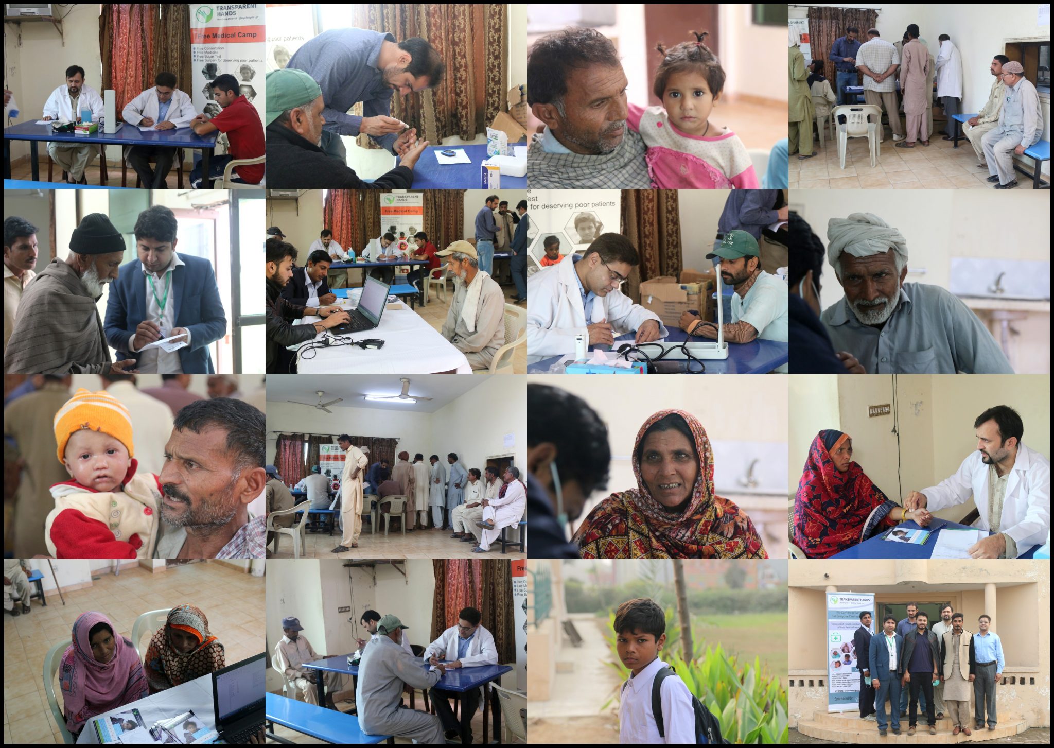 Transparent Hands Organized Free Medical Camp Sponsored By Reem Rice Mills Pvt Ltd.