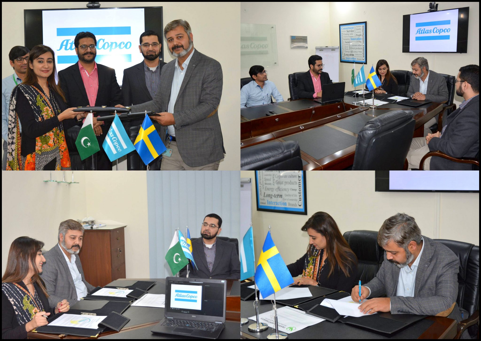 Transparent Hands to Collaborate with Atlas Copco Pakistan