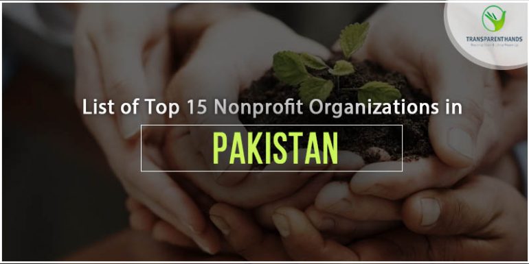 List of Top 15 NonProfit Organizations in Pakistan