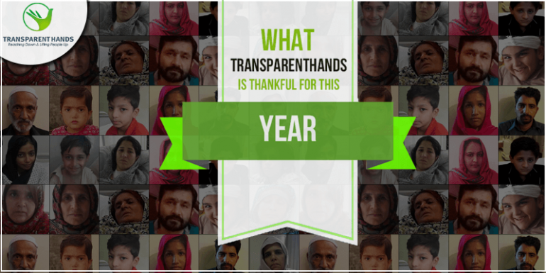 What Transparent Hands is Thankful for This Year!