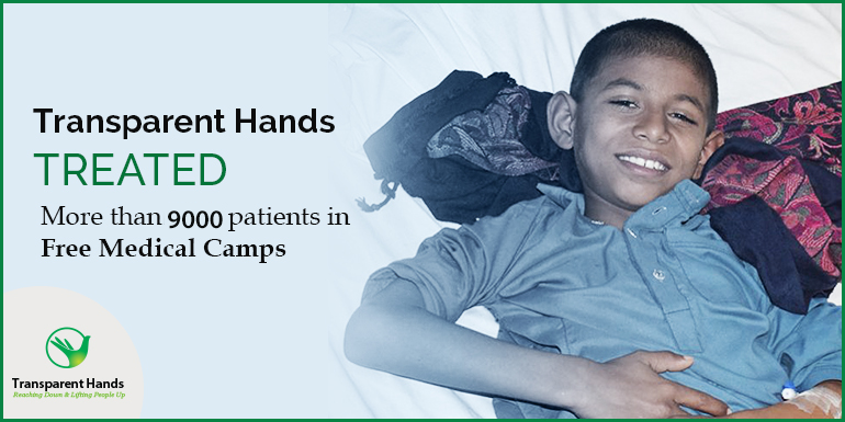 TransparentHands treated more than 3500 patients in Free Medical Camps