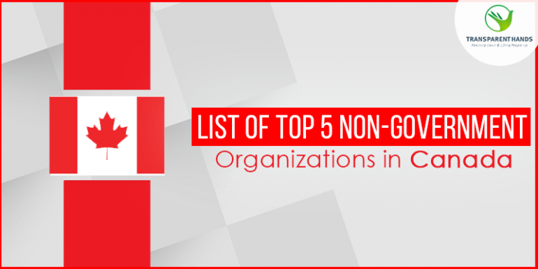 List of Top 5 Non Government Organizations in Canada