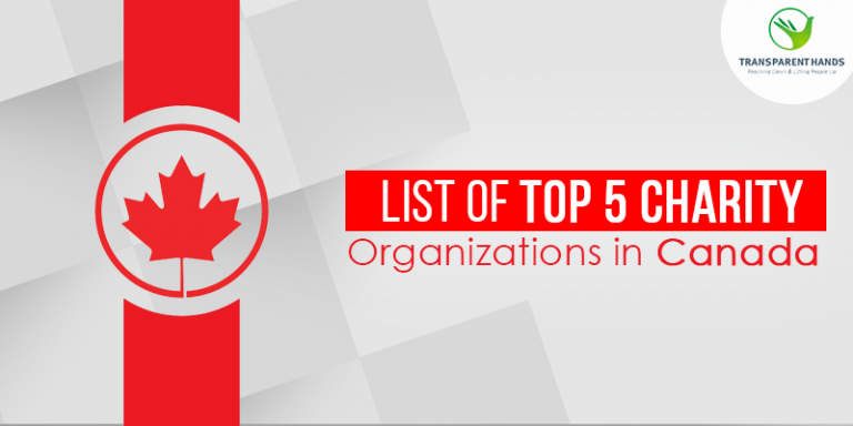 List of Top 5 Charity Organizations in Canada