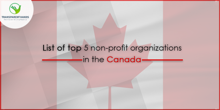 List of Top 5 NonProfit Organizations in Canada