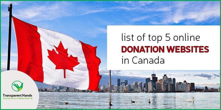List of Top 5 Online Donation Websites in Canada
