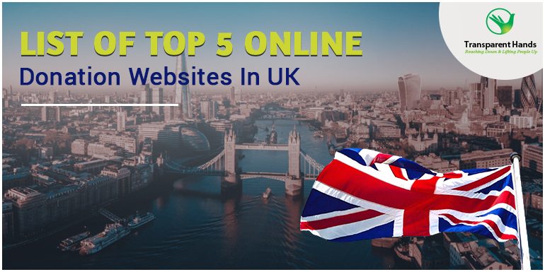List of Top 5 Online Donation Websites in UK