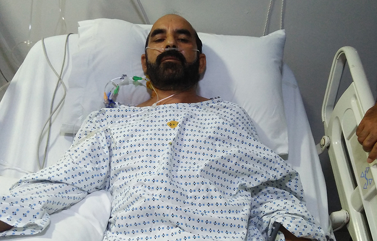 open heart surgery of khalid