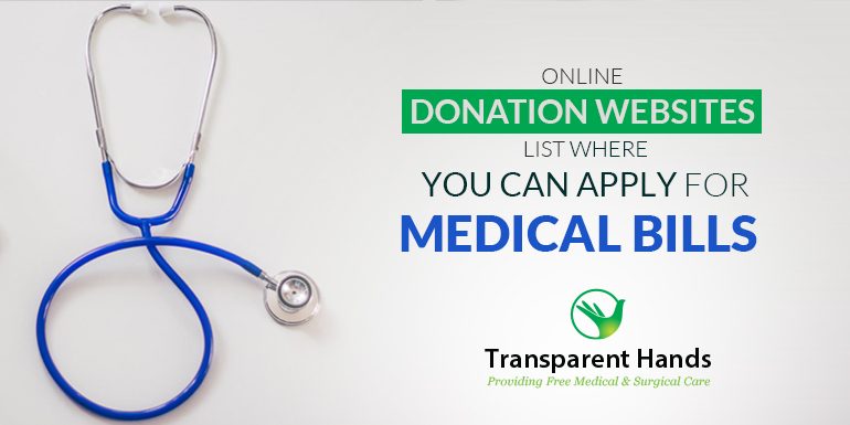 Online Donation Website Lists Where You Can Apply for Medical Bills