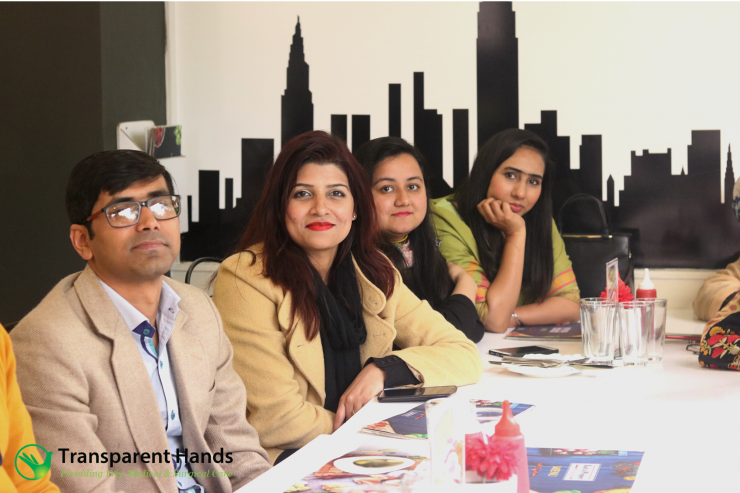 Staff on Annual Strategic Meeting with Qasim Mueen