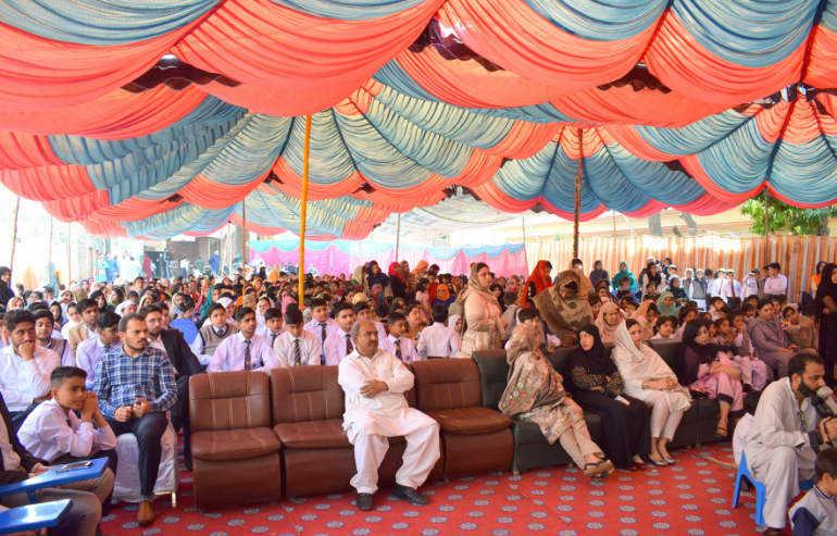 massive crowd attending Annual Ceremony  in  Wazirabad