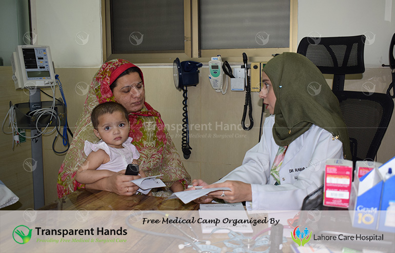 Medical Camp in Lahore by Transparent Hands and Lahore Care Hospital