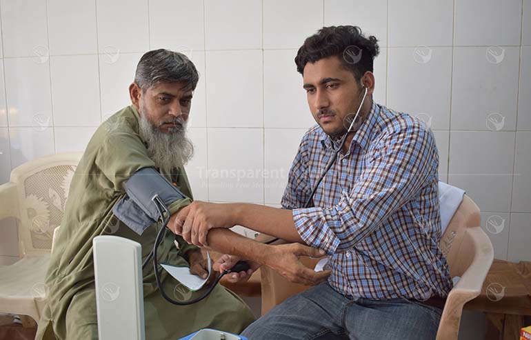 Free Medical Camp in Lahore by Transparent Hands