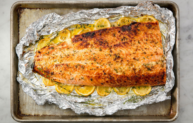 Salmon -Nutrition for Kids: 5 Healthy Foods that Improve Dental Health