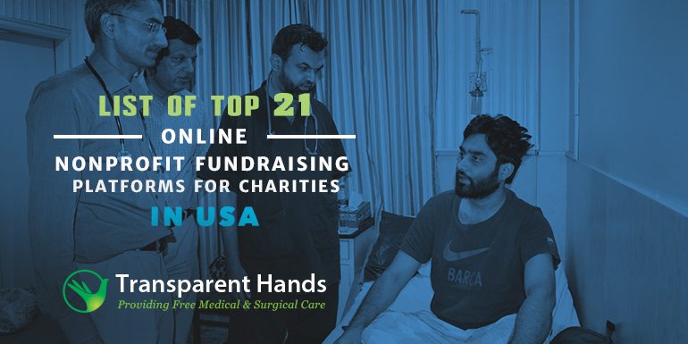 List of top 21 Online Nonprofit Fundraising Platforms for Charities in USA