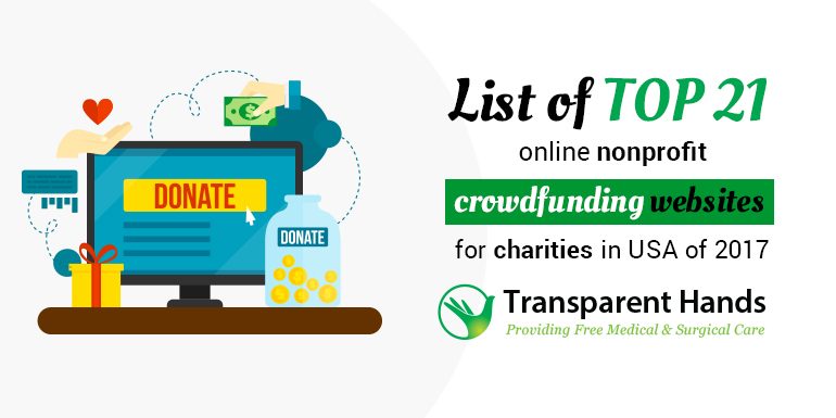 List of Top 21 Online Nonprofit Crowdfunding Websites for Charities in USA of 2017