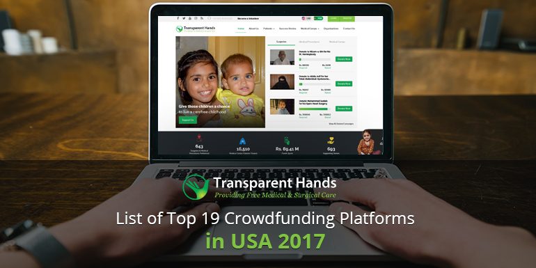 List of Top 19 Crowdfunding Platforms in USA 2017