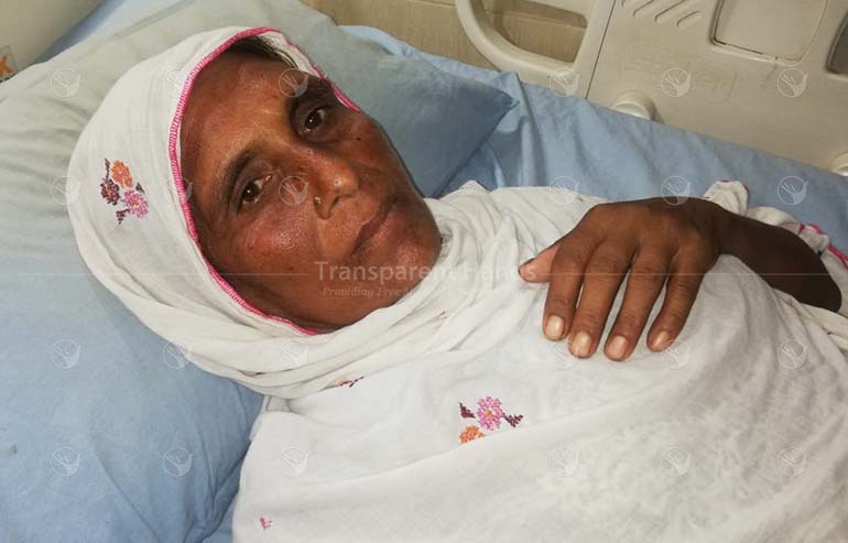 Jamila is back home and recovering well after successful surgery