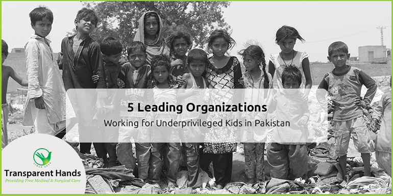 Organizations for Underprivileged Kids in Pakistan