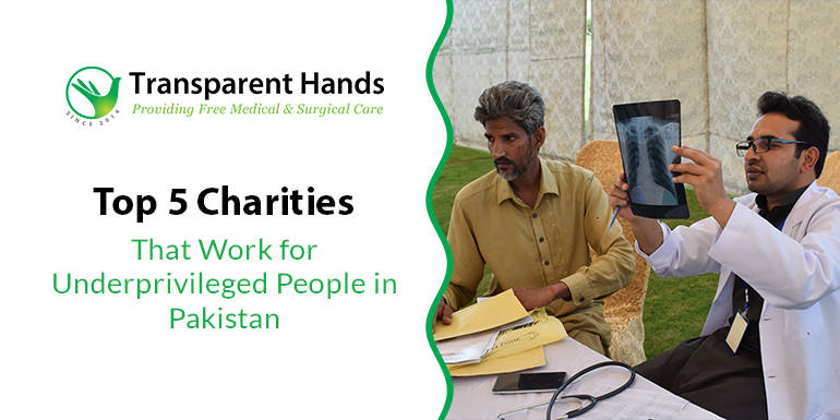 Charities for Underprivileged People in Pakistan