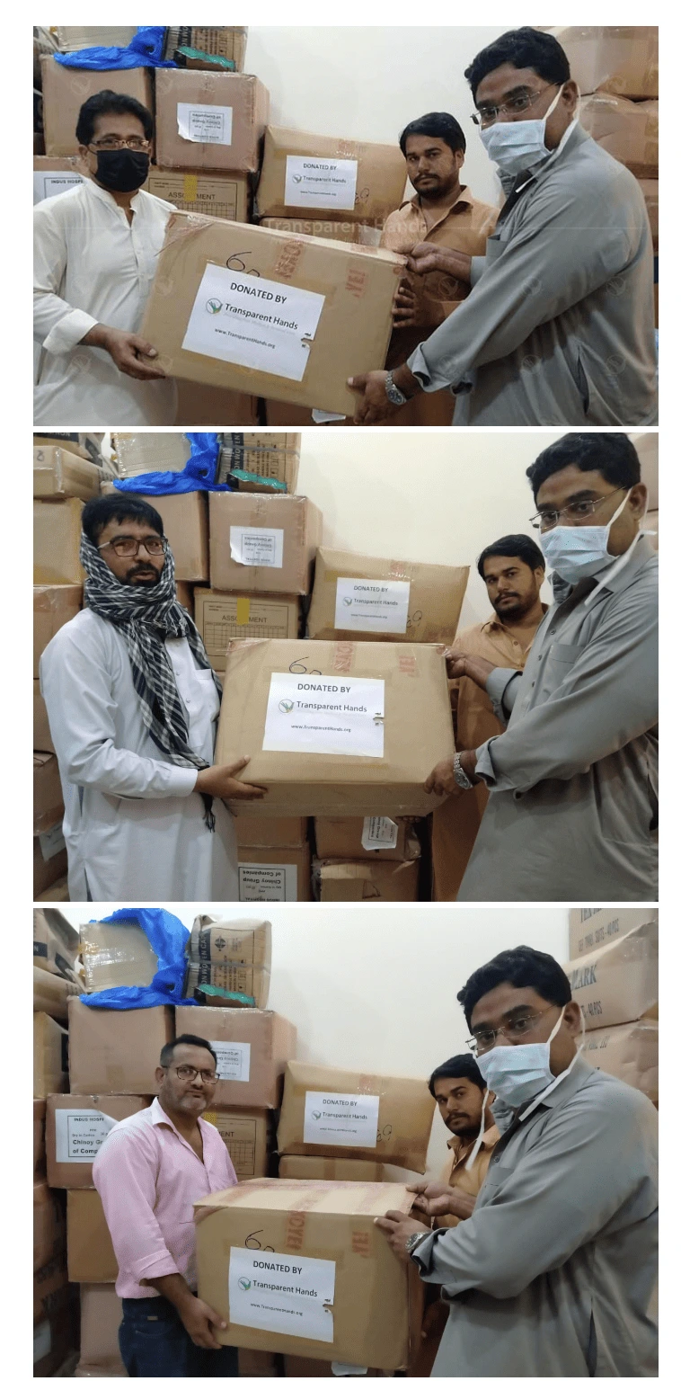 TransparentHands Provide PPE Equipment