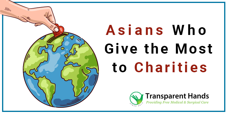 Asians Who Give the Most to Charities