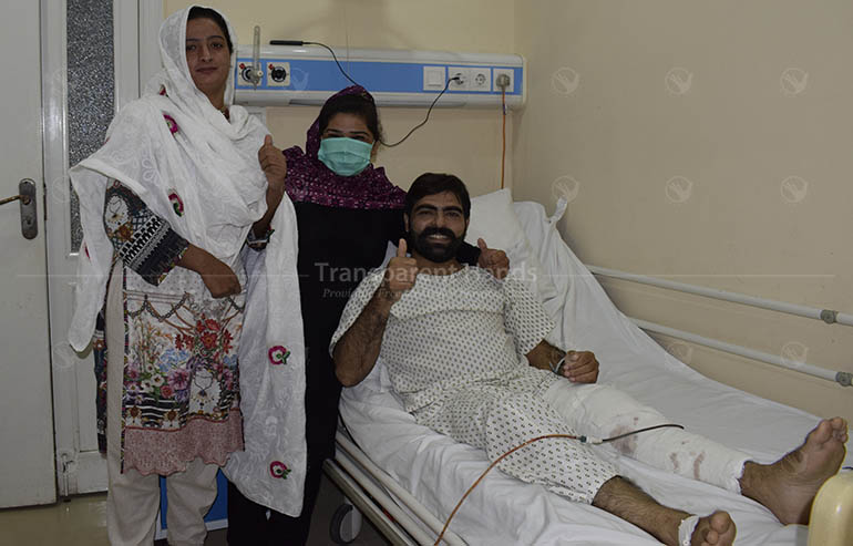 knee surgery of Mubashir Ahmad