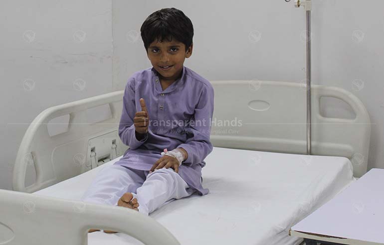 Husnain’s inguinal hernia