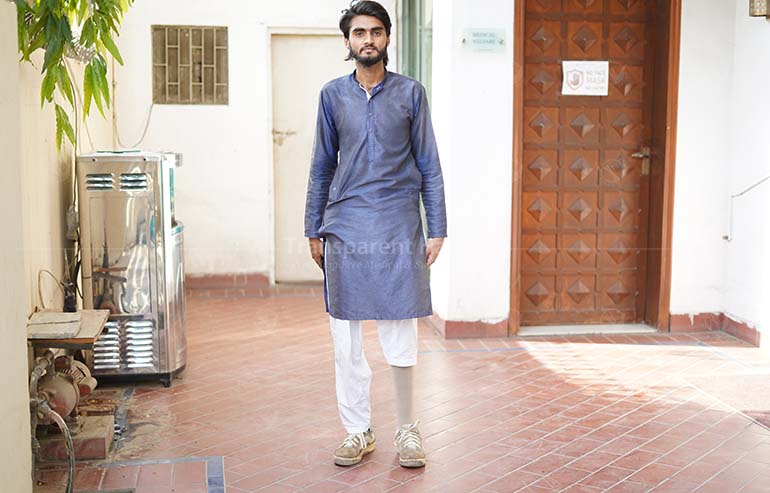 Asim can walk again