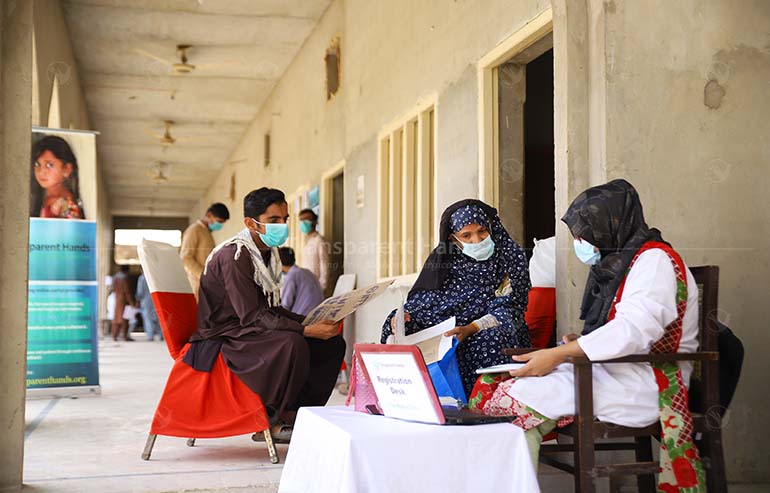 free medical camp at Darsgah Abu ul Fazal Al-Abbas Larkana Sindh