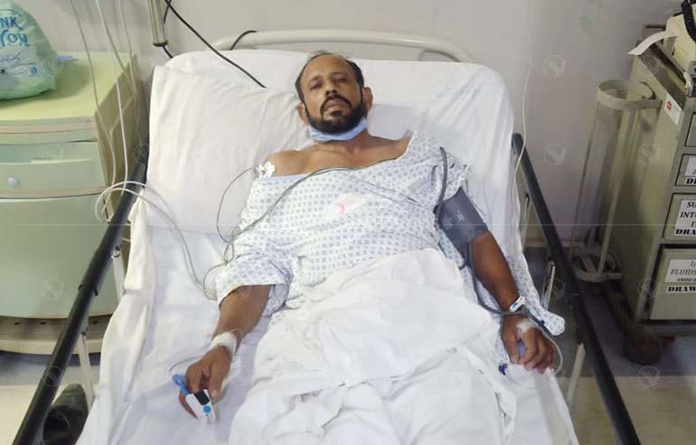 Rasheed underwent an angiography