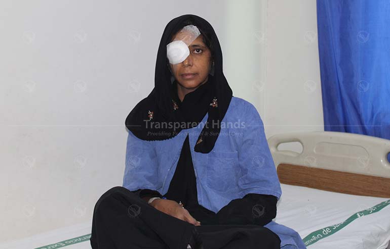 cataract surgery of Rukhsana Bibi