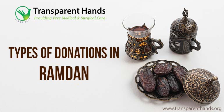 Types of donations in Ramdan