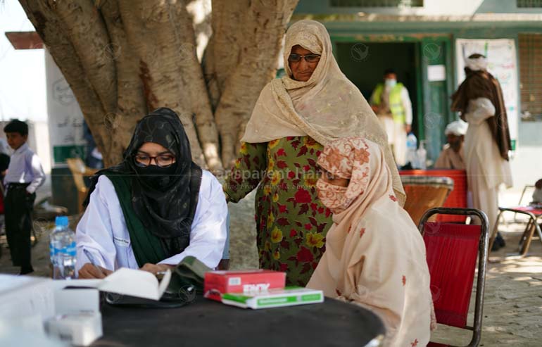free medical camp by transparent hands Bhaikot Lahore