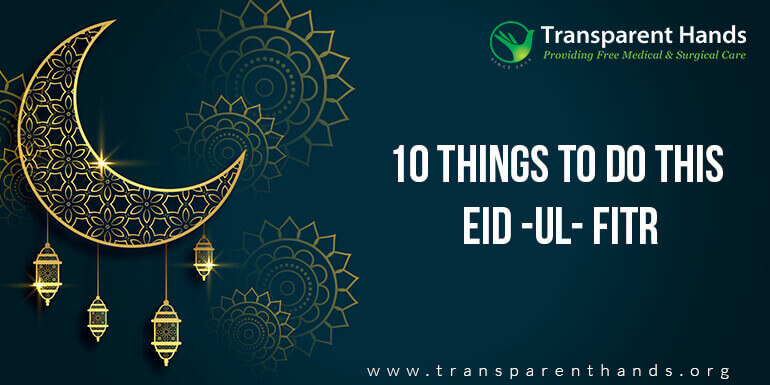 Eid -ul- Fitr Transparent Hands