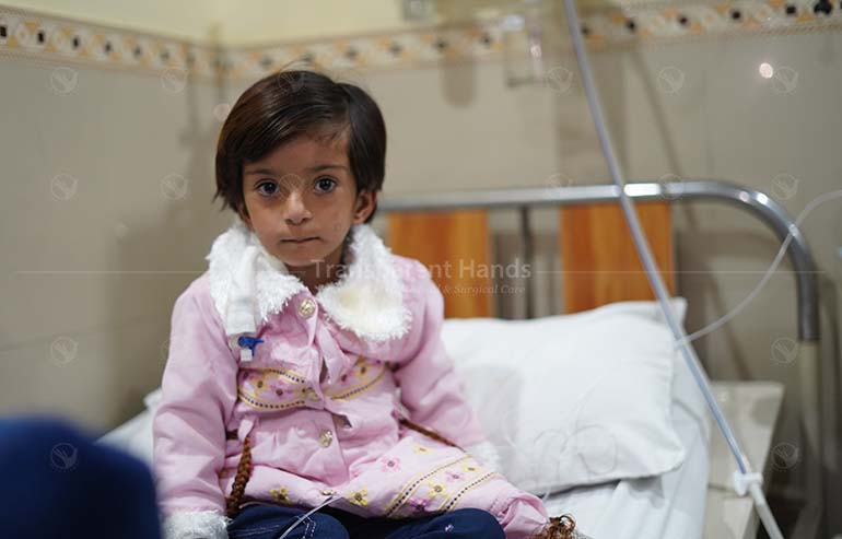 Umaima Khan open heart surgery transparent hands