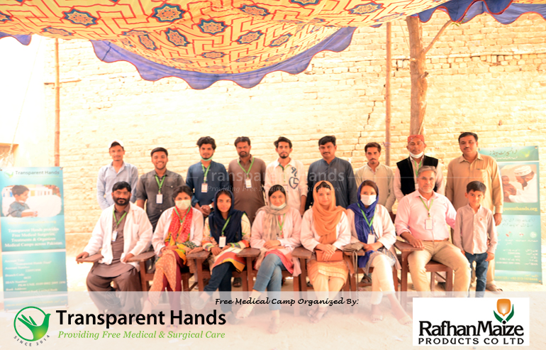 Kotri Medical Camp Arranged by Transparent Hands and Rafhan Maize Products