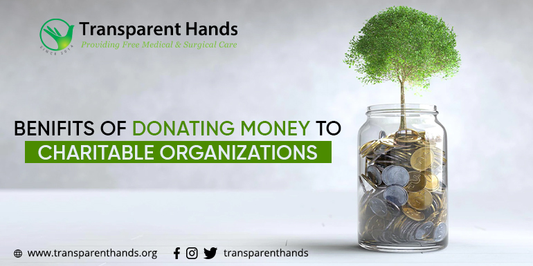 donating money