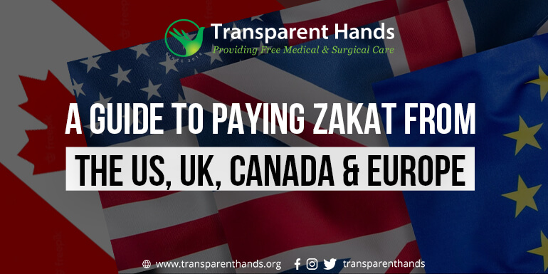 Pay Zakat from the US, the UK, Canada