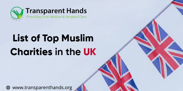 list of the top Muslim charities in UK