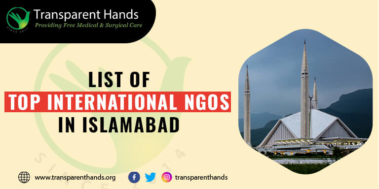 top international NGOs in Islamabad, Pakistan