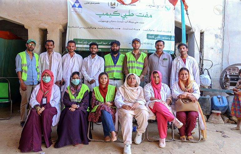 Conducted medical camp at Dadu on 31st may